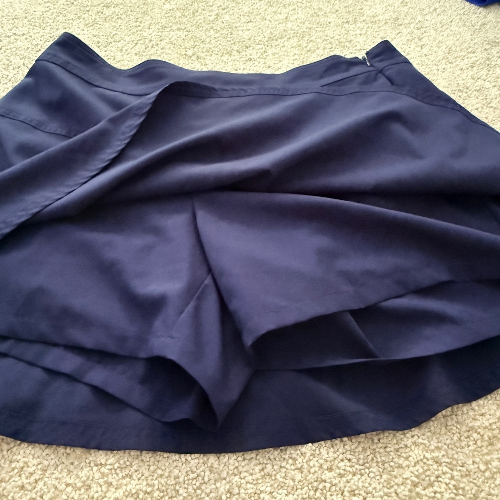 Chaps Sport Skort Womens 10 Navy Blue Athletic Golf Tennis Active Skirt - Picture 6 of 9